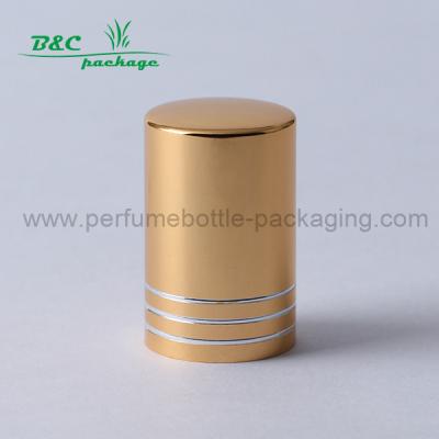 China Aluminum Perfume Bottle Cap Shiny Gold For Perfume Pump And Fragrance for sale