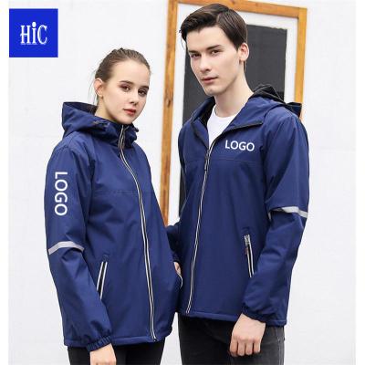 China 100% Polyester Anti-Wrinkle HIC Outdoor Reflective Mens Jacket Design High Quality Printing Works Unisex Plus Size Hoodie Sweatsuit for sale