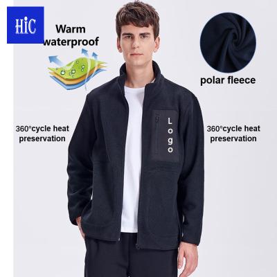 China HIC Reversible Mens Basics Classic Fit Women's Long Sleeve Full-zip Fleece Soft Fleece Jacket for sale