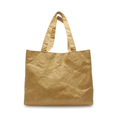 China Fashionable High Quality Ladies Dupont Custom Made Portable Daily Tote Paper Shopping Bag OEM/ODM for sale