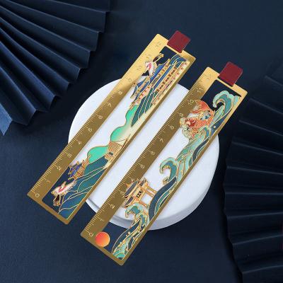 China Source Factory Chinese Style Promotional Creative Paint Painted Hollow Landmark for sale