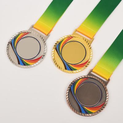 China Other Spot Custom Metal Medal Marathon Games Medal Kindergarten Commemorative Medal Production for sale