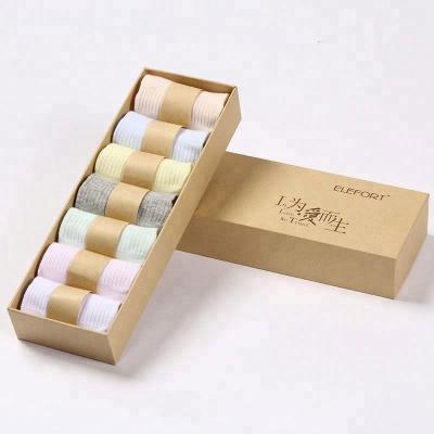 China Gift Box QUICK DRY Colorful Socks Elite Women White Boat Socks for sale