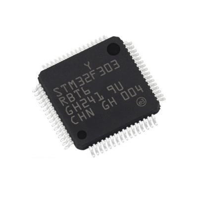 China Smart Home Original In STM32F303RBT6 STM ARM LQFP64 Microcontrollers MCU IC Current 32 Bit Integrated Circuit Chip for sale