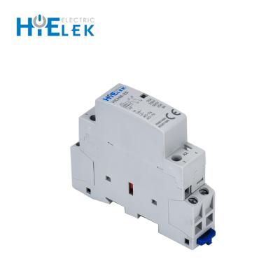 China Installation Sliver Point 2 Pole 20A Mini AC Contactor 220V for sale