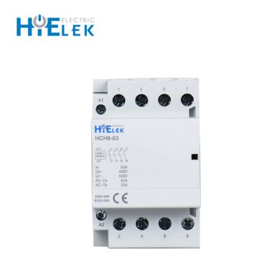 China 3 Phase Point 50/60Hz 2NO+2NC 4P 32A 40A 63A Ribbon Contactor for Home, Hotel for sale