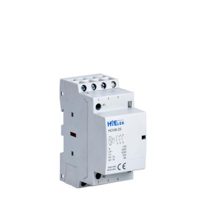 China Modular ribbon point din rail DC contactor 20A for intelligent lighting control. for sale