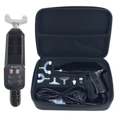 China New Adjustable Intensity 900N Body Therapy Electric Chiropractic Adjustment Tool Correction Gun 6 Heads Thorn Massager for sale