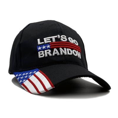 China COMMON Let's Go Custom Brandon Oem Cotton New Style 100% Cheap Vintage Visor Mens Tweed Gorras Baseball Hats Caps Embroidery for sale