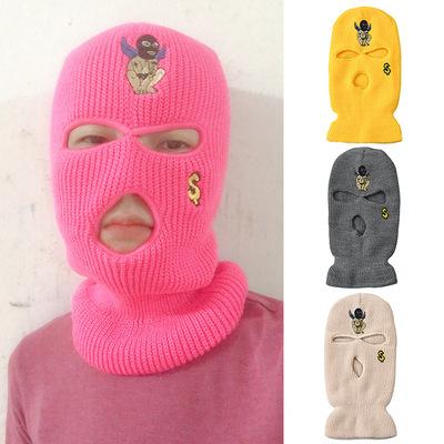 China Balaclava JOINT ARMY 3 Holes Ski Mask Hat Full Face Cover Tactical CS Knit Winter Warm Unisex Beanie Hats for sale