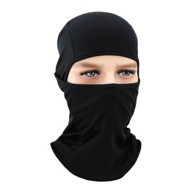 China JOINT Breathable Quick Dry Cloth Skullcaps Recycling Keep Warm Full Face Ski Mask Balaclava Hat Marshmallow 2 Holes Individually for sale