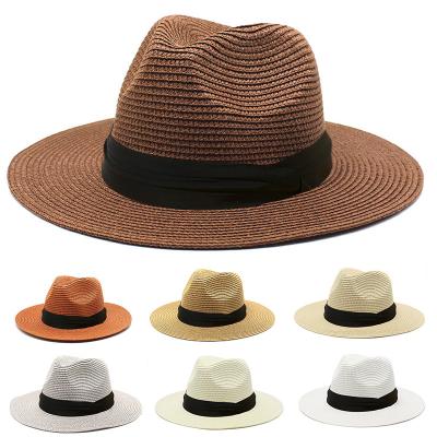 China Character Lovers Type Color Beach Glass Hat Wide Brim Straw Hat Kinds for sale