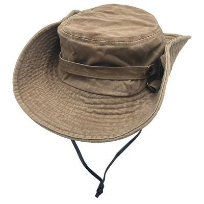 China 2020 New Picture Style Men And Women With Big Brim Washed Cloth Fisherman Hat For Outdoor Spring And Summer Sleazy Hat for sale