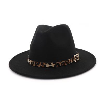 China Picture factory price leopard lace up top hats stylish ny hat for sale