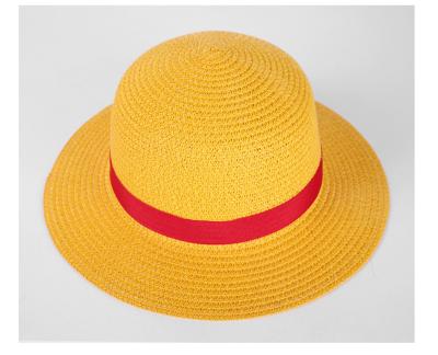 China Wholesale COMMON Flat Dacron Hat Gutters Fashion Windproof Straw Hats for sale