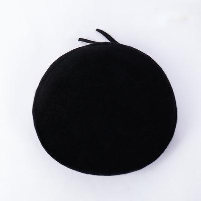 China Image cap mushroom painter hat spring and autumn pure wool beret sailor dance square HatD for sale