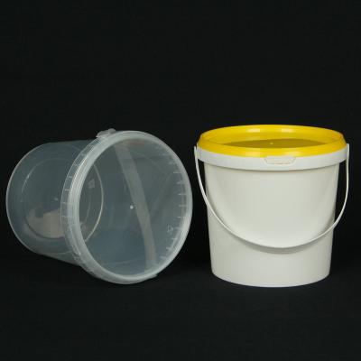 China Milk Pails Pail Packs Yogurt Packing Plastic 1.5 Liter Packing Pail Ice Cream for sale