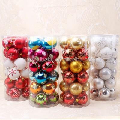 China PS Custom Design 6cm Decorative Christmas Tree Ornaments for sale