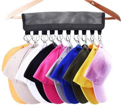 China 1 Pack Stocked Hat Organizer For Cabinet 10 Stainless Steel Clips For Other Storage Organization Clothes Hat Rack Home Metal for sale