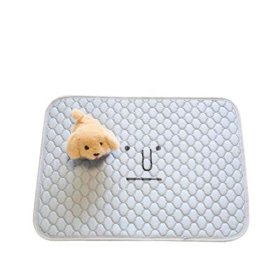 China Breathable Dog Kennel Mats Cute Design Pure Cotton Mat Reusable Pee Pads Puppy Dog Washable Non Slip Cat Pet Mats for sale