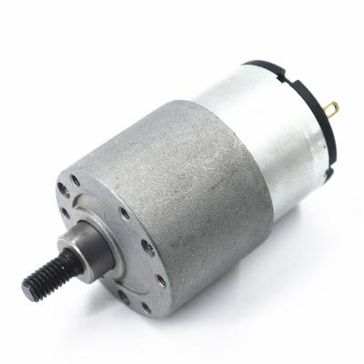 China 12 Volt Dc Gearbox Motor Totally Enclosed Reduction 37mm Geared Motor 12v Dc Gear Motor GM37-520 for sale