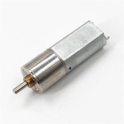 China 150:1 16mm Metal Gear Motor Totally Enclosed 16mm 12V 100 RPM with 3 CPR Encoder 16mm Speed ​​Motor Datasheet and Specification for sale