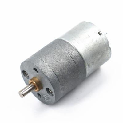 China DC 12V 25mm Micro Metal Gear Motor Gear Motor Torsion 25mm Shaft Totally Joint High Diameter For Robot Gearbox Kit for sale