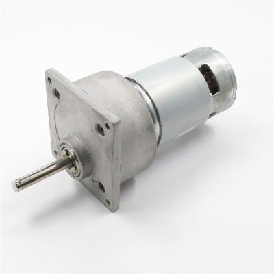 China High Torque Metal Gear Box Door Lock Gear Motor 60mm Micro Tooth Gearbox 6.6kg.cm 75 Rpm Gear Motor Totally Enclosed for sale