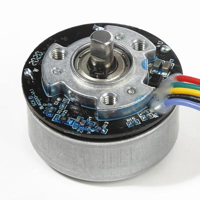 China Totally enclosed 40mm brushless bldc bl4020 16.8v bldc outrunner motor for massage gun 3500rpm bl4020o for sale