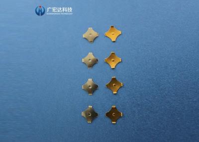 China Custom Gold Plating Tactile Metal Domes Gold Plated 0/1/3/4/5 Dimple For Keypad for sale