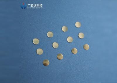 China Round Shape Metal Contact Switch Stainless Steel Keypad Button Material 0.1mm tolerance for sale