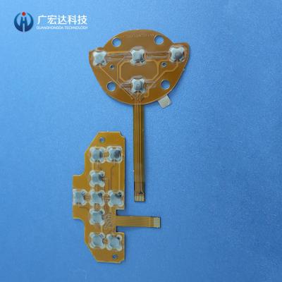 China Multi - Layer Flexs Printed Circuit Dome Array For Various Devices Contact Keys for sale