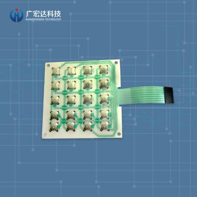 China PET PVC PC Keyboard Membrane Panel Switch With Metal Dome for sale