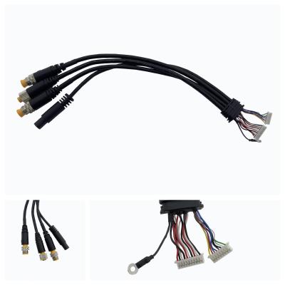 China Custom 8 PIN Head Automotive Wiring Harness With Copper Conductor For BMW for sale