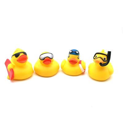 China Toy Jugetes Swimming Pool Rubber Duck Floating Baby Shower Gift Bath Animal Bathroom Toy For Kids for sale