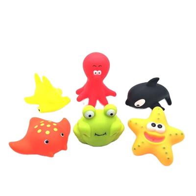 China Eco-friendly Vinyl Ocean Animal Toys For Kids Baby Squirt Toys Pool Toys for sale