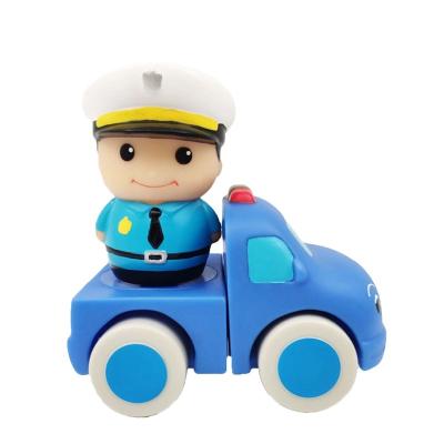 China Wheel Car Toy China Wholesale Manufacturer DIY Police Car Toys Set Plastic Vehicle Educational Toys For Kids Boys for sale