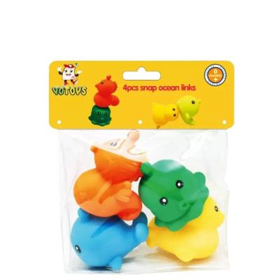 China Wholesale Water Tool Spray Various Ocean Links Novelty Pull Back Kids Educational Toy Animal For Children for sale