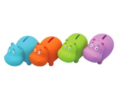 China Toys Saving Promotional Gifts/Coins Wholesale China Hot Sale Hippo Figure Piggy Bank Animal Toys For Kids Baby Chlid for sale