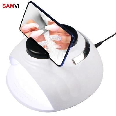 China SAMVI Plastic Cordless 168W Gel Led UV Nail Lamp For Machine for sale