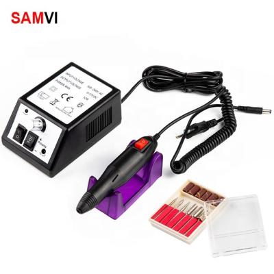 China 20000RPM Plastic Electric Nail Art Drill Machine 2000 Professional Manicure Machine Nail Drill Machine for sale