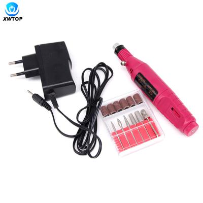 China Plastic Polish Tools Machine Mini Electric Nail Drill For Personal Use for sale