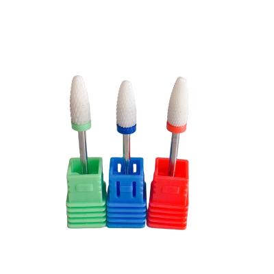 China Plastic Ceramic Nail Drill Bit For Nail Drill Machine for sale