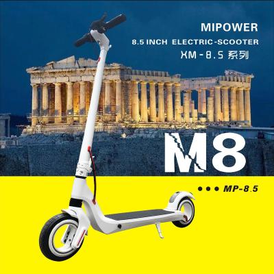 China Two Wheel Unisex Electric Scooter For Adult Unisex 350W Motor E-scooter 36V 7.8AH Battery Foldable Disc Brake for sale