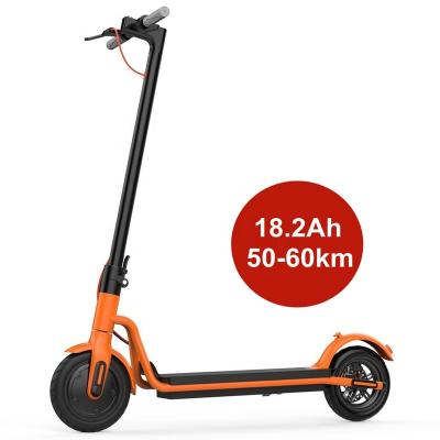 China XIAOMIGE Motoneta Tunisia Folding 2 Wheel 8.5inch 40 Miles Adult Long Range 350w 500w Pedal Unisex Wide Kick Electric Scooter for sale