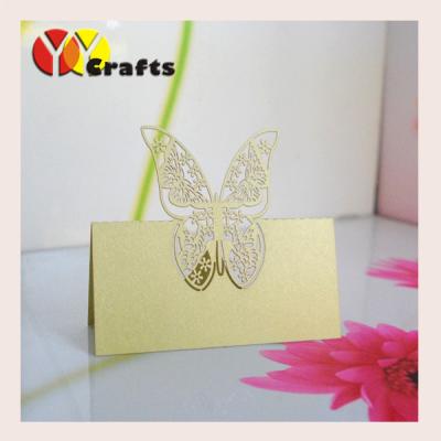 China Personalised Butterfly Wedding Place Cards  ,  Name Card Holders Wedding for sale