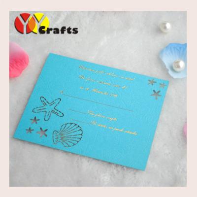 China Wedding Invitations Including Rsvp Cards with matching rsvp cards light blue for sale