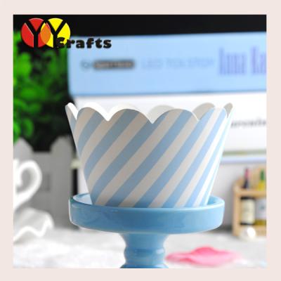 China Wedding Colorful Cupcake Wrappers Paper Customized Printed Solid for sale