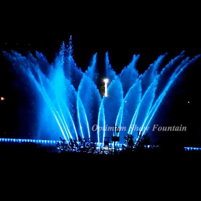 China Modern River&Lake&Pool&Pond Fountain DMX Movable Spout Fountain for sale