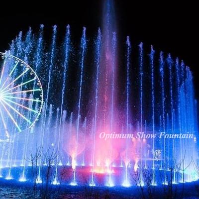 China Factory Price Modern Chinese Musical Dance Fountains Study Drawings Outdoor Pool Fountain With LED for sale